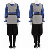 La Guerre des Étoiles Padme Amidala Naberrie Tenue Grise et Bleue Cosplay Costume