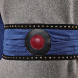 La Guerre des Étoiles Padme Amidala Naberrie Tenue Grise et Bleue Cosplay Costume