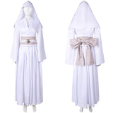 La Guerre des Étoiles Princess Leia Robe Blanche Cosplay Costume