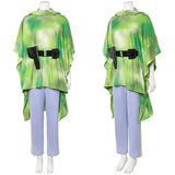 La Guerre des Étoiles Princess Leia Tenue de Cape Camouflage Verte Cosplay Costume