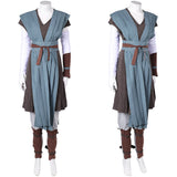 La Guerre des Étoiles Rey Tenue Grise de Combat Cosplay Costume