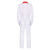 Le Balafré 1983 Al Pacino Tenue Blanche et Rouge Cosplay Costume