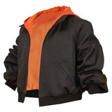 Les Bad Guys 2(2025) Kitty Kat Veste Noire et Orange Cosplay Costume