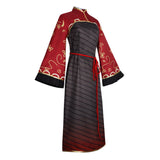 Limbus Company Jia Xichun Robe Rouge et Marron Cosplay Costume