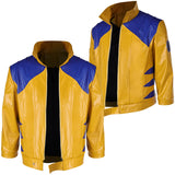 Logan Wolverine Veste Jaune et Bleue Cosplay Costume