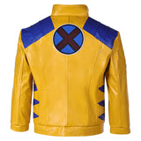 Logan Wolverine Veste Jaune et Bleue Cosplay Costume