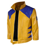 Logan Wolverine Veste Jaune et Bleue Cosplay Costume