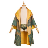 Loki Maillot de Bain Short+Veste Vert et Jaune Cosplay Costume