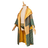 Loki Maillot de Bain Short+Veste Vert et Jaune Cosplay Costume
