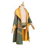 Loki Maillot de Bain Short+Veste Vert et Jaune Cosplay Costume