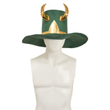Loki Maillot de Bain Short+Veste Vert et Jaune Cosplay Costume