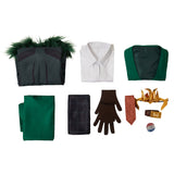 Loki Président Tenue Verte Cosplay Costume