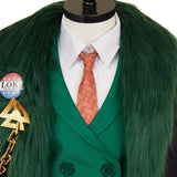 Loki Président Tenue Verte Cosplay Costume