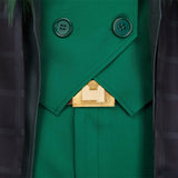 Loki Président Tenue Verte Cosplay Costume