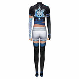 Luna Snow Combinaison Bleue Cosplay Costume