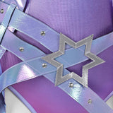 Luna Snow Disco Revolution Peau Tenue Violette Cosplay Costume