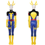 Magik Tenue Jaune et Bleue Cosplay Costume