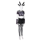 Magik Tenue Noire Punk Cosplay Costume