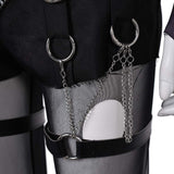 Magik Tenue Noire Punk Cosplay Costume