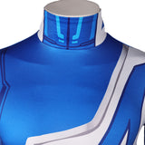 Mister Fantastic Reed Richards Tenue Blanche et Bleue Cosplay Costume