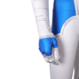 Mister Fantastic Reed Richards Tenue Blanche et Bleue Cosplay Costume