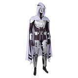 Moon Knight Tenue Blanche et Noire Cosplay Costume