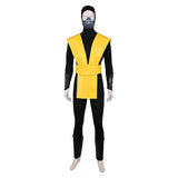 Mortal Kombat Scorpion Tenue Jaune et Noire Cosplay Costume