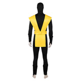 Mortal Kombat Scorpion Tenue Jaune et Noire Cosplay Costume