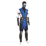 Mortal Kombat Sud-Zero Tenue Bleue Cosplay Costume