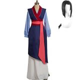 Mulan Hua Mulan Robe Halloween Cosplay Costume