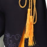 Naraka: Bladepoint Lannie Tenue Noire et Orange Cosplay Costume