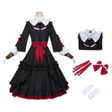 Needy Girl Overdose(2026) Michica Gokubara Robe Noire et Rouge Cosplay Costume