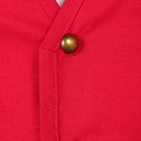 One Piece Live-action 2(2026) Monkey D. Luffy Tenue Rouge et Marron Cosplay Costume
