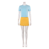 One Piece Live Action 2(2026) Nami Tenue Bleue et Jaune Cosplay Costume