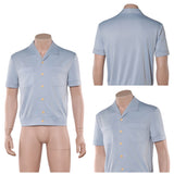 One Piece Live Action 2(2026) Sanji Chemise Bleue Cosplay Costume