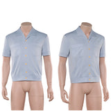One Piece Live Action 2(2026) Sanji Chemise Bleue Cosplay Costume