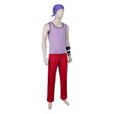 One Piece Live Action 2(2026) Usopp Tenue Violette et Rouge Cosplay Costume