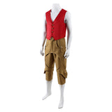 One Piece Luffy Tenue Rouge Cosplay Costume