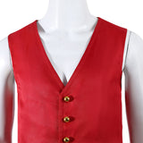 One Piece Luffy Tenue Rouge Cosplay Costume