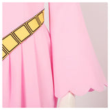 One Piece Nefertari D. Vivi Robe Rose avec Cape Cosplay Costume