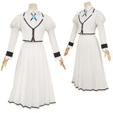 Rock Is a Lady's Modesty(2025) Suzunomiya Lilisa/Otoha Kurogane Uniforme Blanc Cosplay Costume