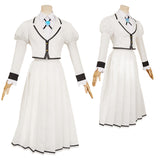 Rock Is a Lady's Modesty(2025) Suzunomiya Lilisa/Otoha Kurogane Uniforme Blanc Cosplay Costume