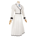 Rock Is a Lady's Modesty(2025) Suzunomiya Lilisa/Otoha Kurogane Uniforme Blanc Cosplay Costume