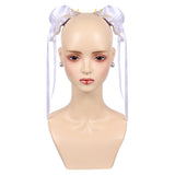 Overwatch 2 x Street Fighter 6 Juno Accessoire pour Cheveux+Boucle d'Oreilles pour Chun-Li Cosplay