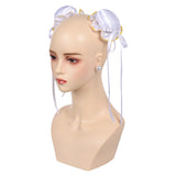 Overwatch 2 x Street Fighter 6 Juno Accessoire pour Cheveux+Boucle d'Oreilles pour Chun-Li Cosplay