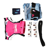 Overwatch Juno Idole Tenue de Gilet Rose Cosplay Costume