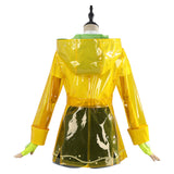 Overwatch Mei Raincoat Imperméable Tenue Jaune Cosplay Costume