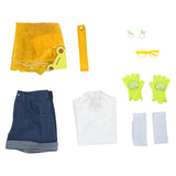 Overwatch Mei Raincoat Imperméable Tenue Jaune Cosplay Costume