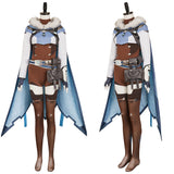 Overwatch OW Freya Tenue Bleue Cosplay Costume