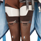 Overwatch OW Freya Tenue Bleue Cosplay Costume